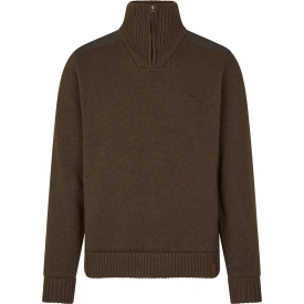 Sweter SEELAND Haze Windbreaker Knit - Dark Brown (40313100700)